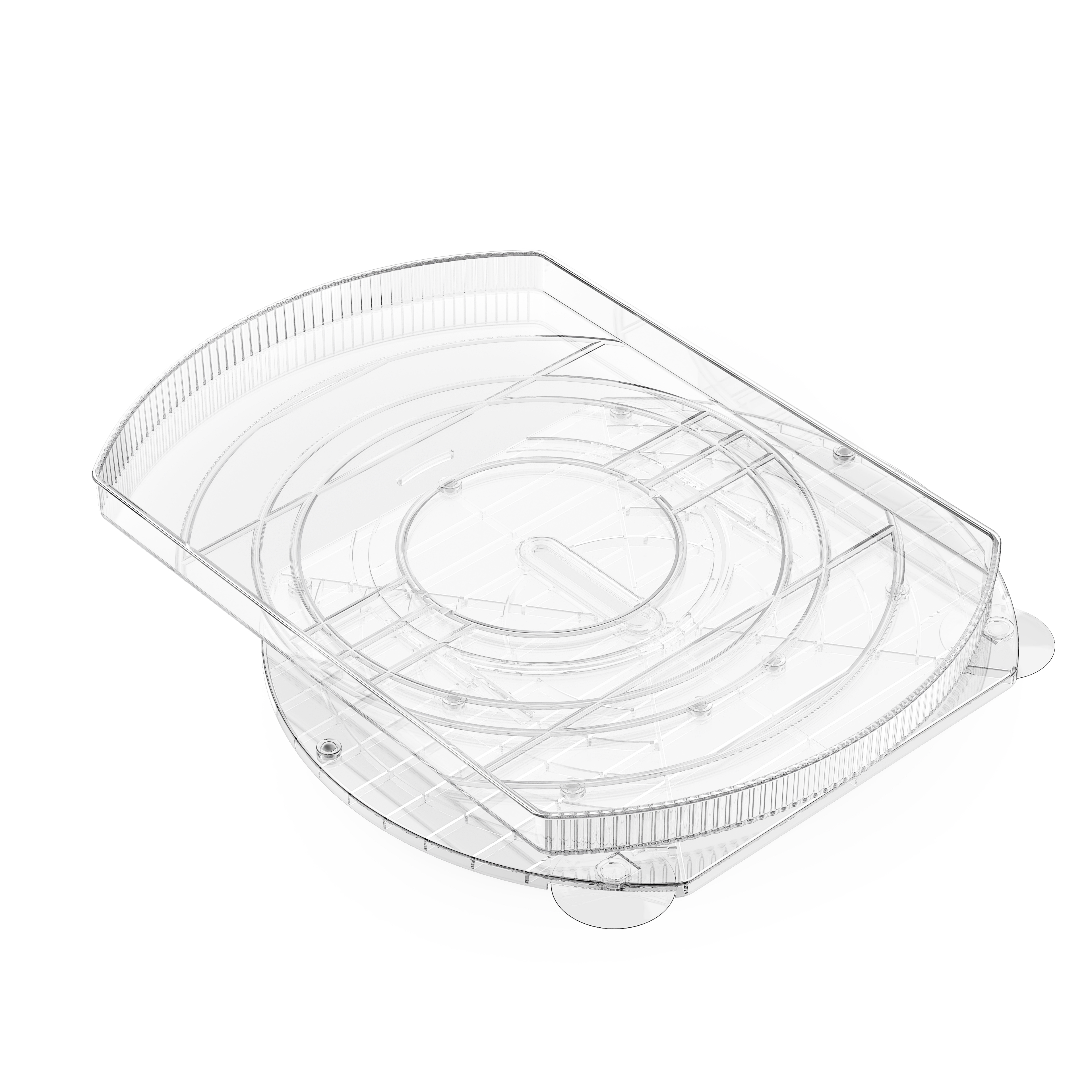 Kjøleskap oval platespiller